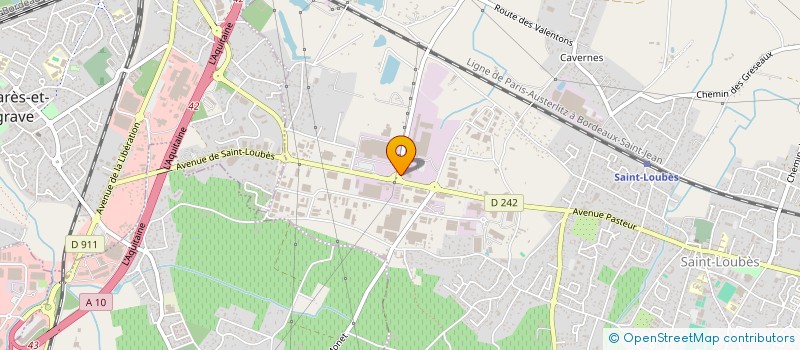 localisation de l'entreprise SCI DES AJONCS  SAINT-LOUBES