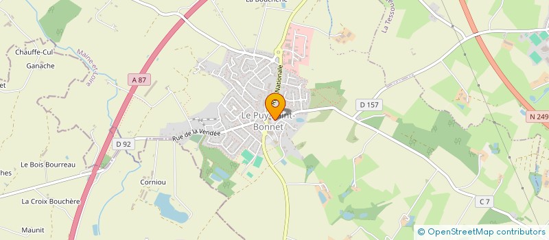 localisation de l'entreprise SCI DES AJONCS à CHOLET