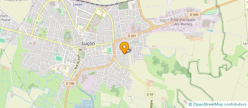 localisation de l'entreprise SCI DES AJONCS  LUCON