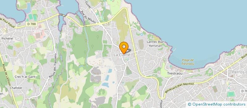 localisation de l'entreprise SCI DES AJONCS  PERROS-GUIREC