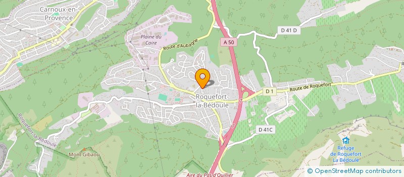 localisation de l'entreprise SCI DES ALBIZZI  ROQUEFORT-LA-BEDOULE