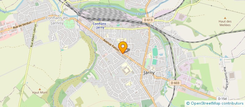 localisation de l'entreprise SCI DES ALERIONS  JARNY