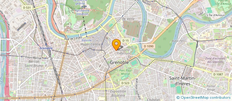 localisation de l'entreprise SCI DES ALERIONS  GRENOBLE