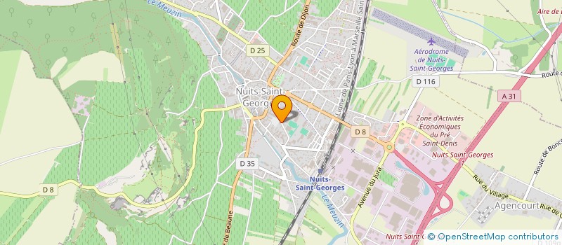 localisation de l'entreprise SCI DES ALEX à NUITS-SAINT-GEORGES