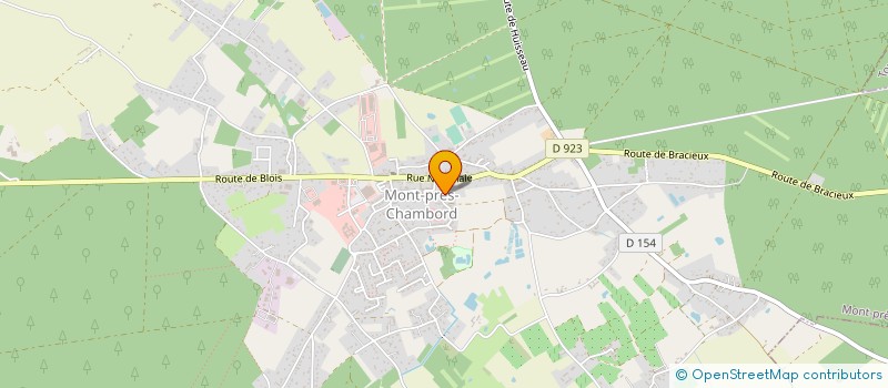 localisation de l'entreprise SCI DES ALISIERS  MONT-PRES-CHAMBORD