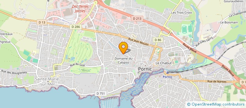 localisation de l'entreprise SCI DES ALISIERS  PORNIC