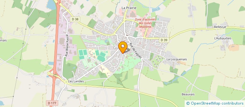 localisation de l'entreprise SCI DES ALISIERS  GUICHEN