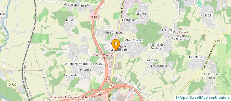 localisation de l'entreprise SCI DES ALIZARD à CHAMPNIERS