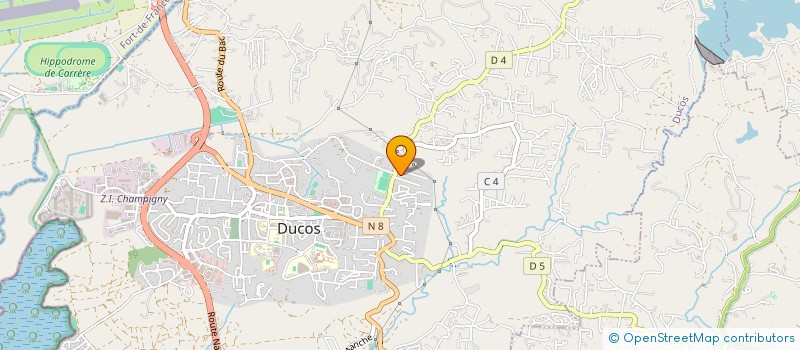 localisation de l'entreprise SCI DES ALIZEES  DUCOS