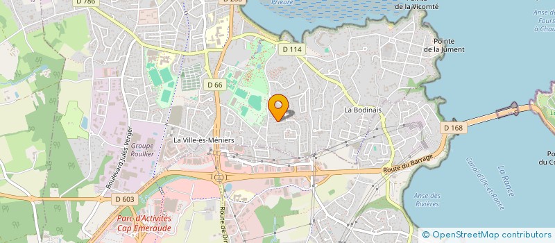 localisation de l'entreprise SCI DES ALIZES 35  DINARD