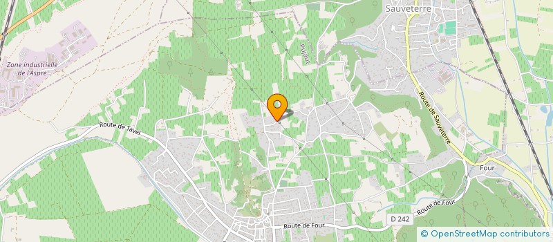 localisation de l'entreprise SCI DES ALIZES  PUJAUT