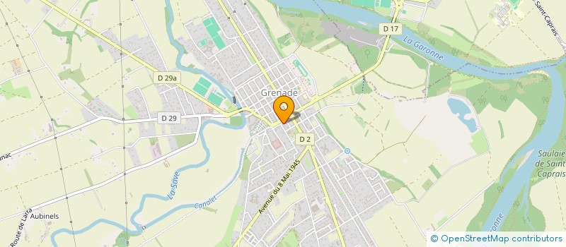 localisation de l'entreprise SCI DES ALLEES  GRENADE