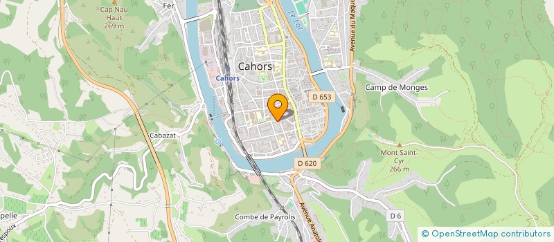 localisation de l'entreprise SCI DES ALLEES  CAHORS