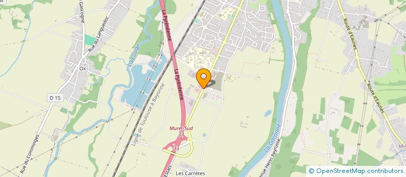 localisation de l'entreprise SCI DES ALLEES  MURET