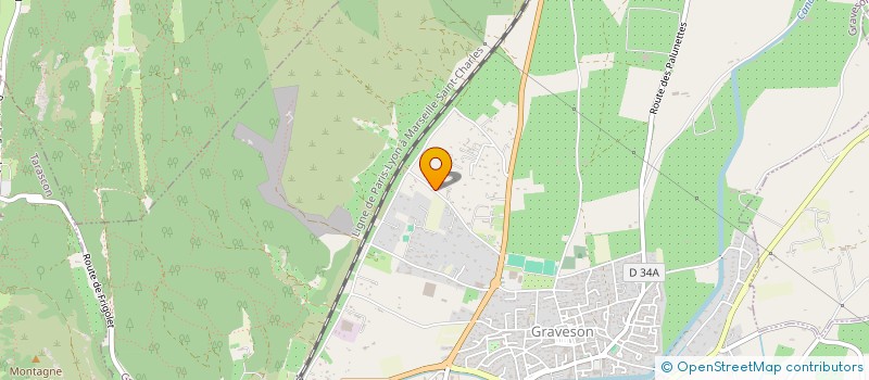 localisation de l'entreprise SCI DES ALLEES  GRAVESON