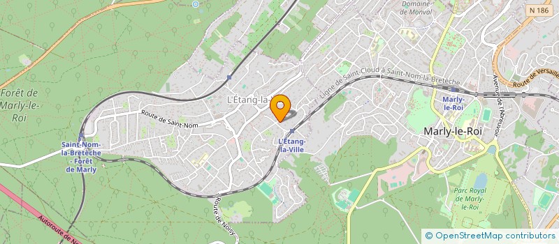 localisation de l'entreprise SCI DES ALLEES  L'ETANG-LA-VILLE