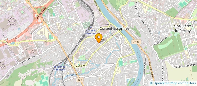 localisation de l'entreprise SCI DES ALLEES à CORBEIL-ESSONNES