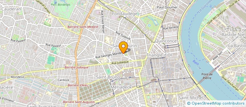 localisation de l'entreprise SCI DES ALLEES DAMOUR  BORDEAUX