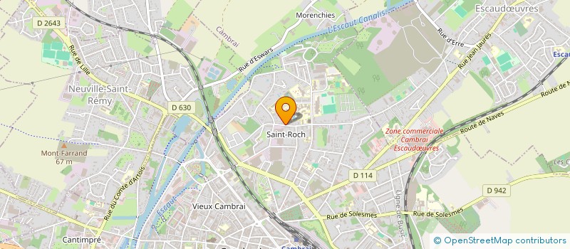 localisation de l'entreprise SCI DES ALLEES VERTES  CAMBRAI