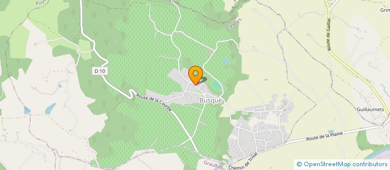 localisation de l'entreprise SCI DES ALLEUX  BUSQUE