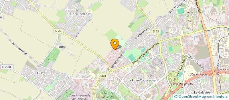 localisation de l'entreprise SCI DES ALLIEES à SAINT-CONTEST