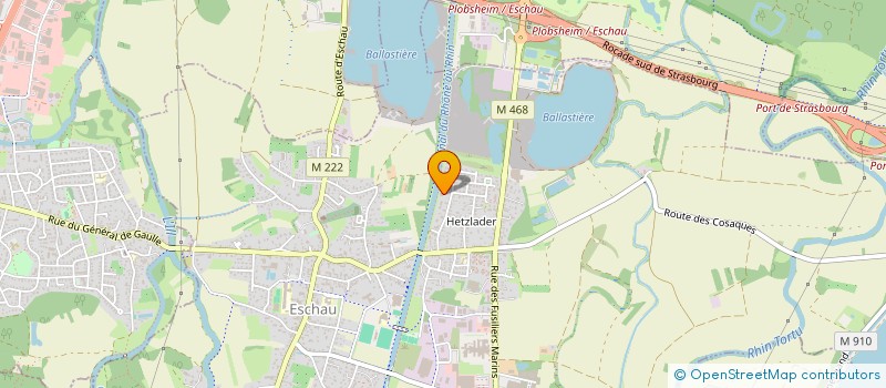 localisation de l'entreprise SCI DES ALLIES  ESCHAU