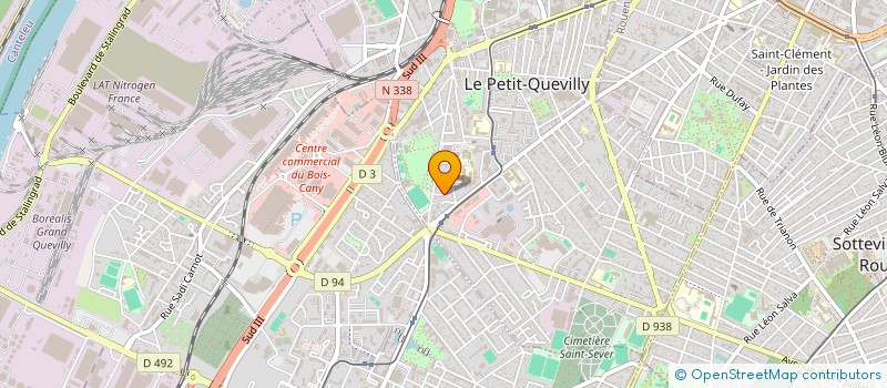localisation de l'entreprise SCI DES ALLIES à LE PETIT-QUEVILLY