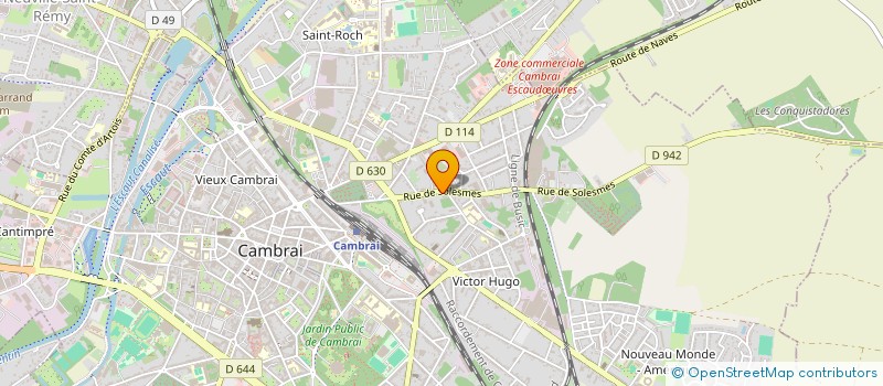 localisation de l'entreprise SCI DES ALLIES à CAMBRAI