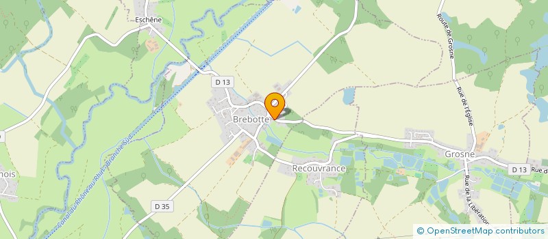 localisation de l'entreprise SCI DES ALLIES à BREBOTTE