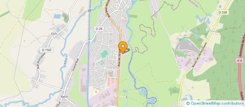 localisation de l'entreprise SCI DES ALLIES  SARRALBE