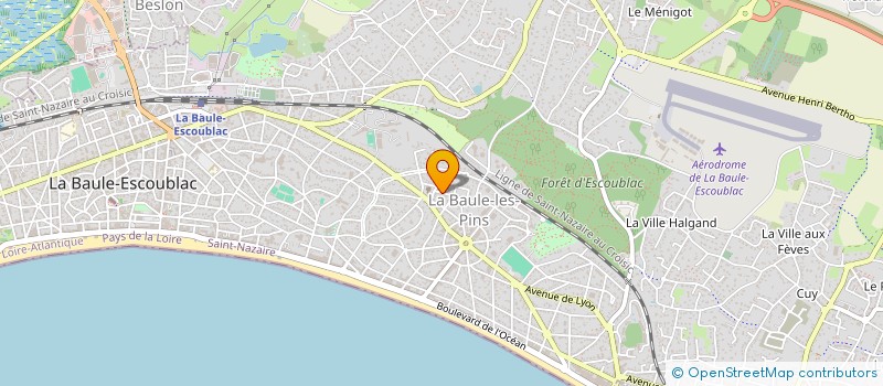 localisation de l'entreprise SCI DES ALLOBROGES à LA BAULE-ESCOUBLAC