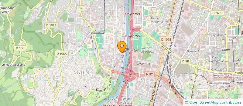 localisation de l'entreprise SCI DES ALLOBROGES  SEYSSINS