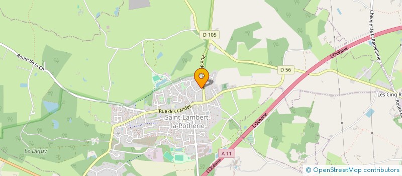 localisation de l'entreprise SCI DES ALLOBROGES DE BONNEVILLE  SAINT-LEGER-DE-LINIERES