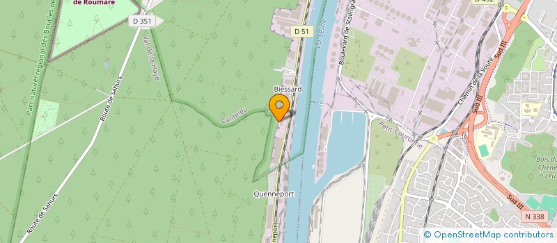 localisation de l'entreprise SCI DES ALLUVIONS  CANTELEU