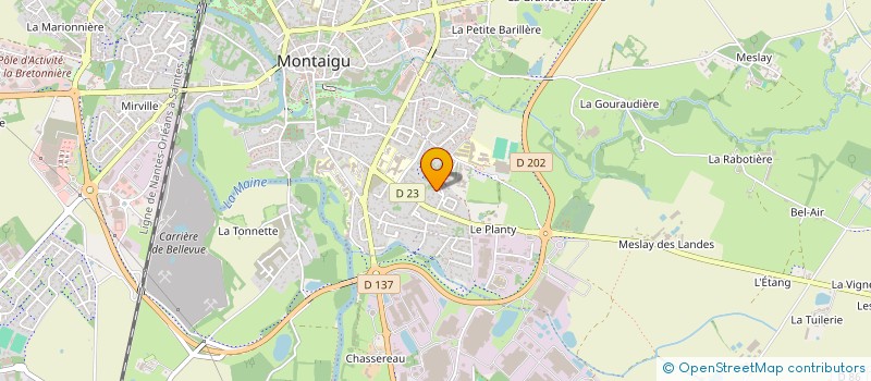 localisation de l'entreprise SCI DES ALOUETTES à MONTAIGU-VENDEE