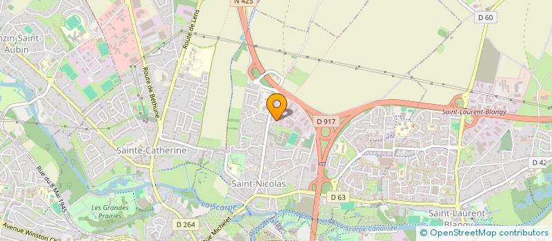 localisation de l'entreprise SCI DES ALOUETTES  SAINT-NICOLAS