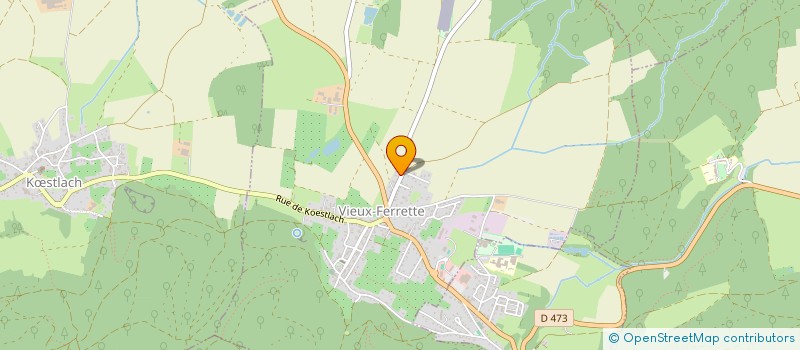 localisation de l'entreprise SCI DES ALOUETTES  VIEUX-FERRETTE