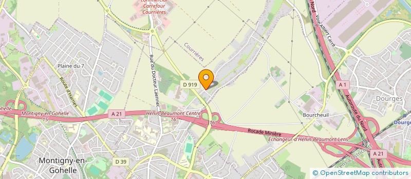 localisation de l'entreprise SCI DES ALOUETTES à HENIN-BEAUMONT