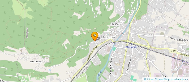 localisation de l'entreprise SCI DES ALPAGES  MARIGNIER