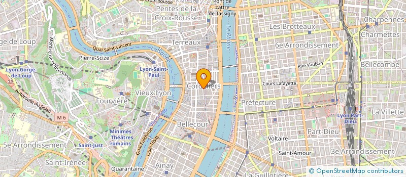 localisation de l'entreprise SCI DES ALPES  LYON