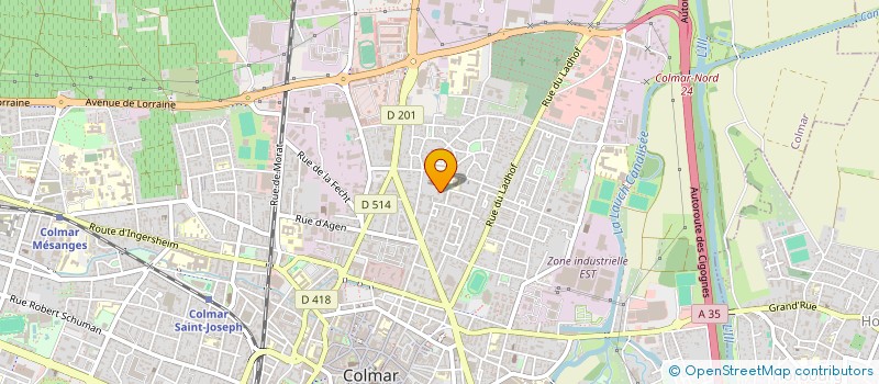 localisation de l'entreprise SCI DES ALPES  NIEDERENTZEN