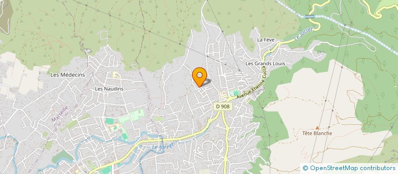 localisation de l'entreprise SCI DES ALPES  ALLAUCH