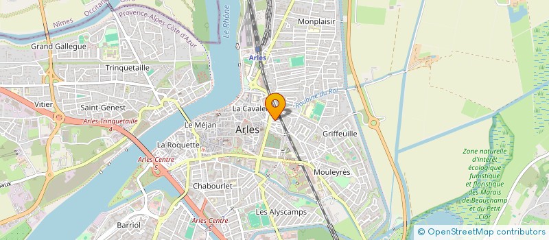 localisation de l'entreprise SCI DES ALPINES à ARLES