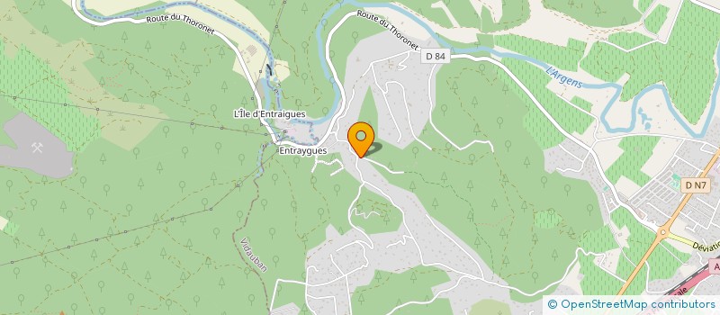 localisation de l'entreprise SCI DES ALTHEAS à VIDAUBAN