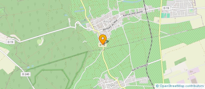 localisation de l'entreprise SCI DES ALYSSES  AVIZE