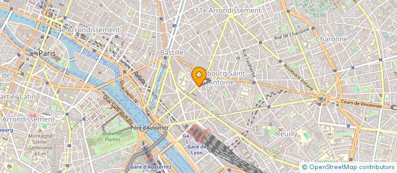 localisation de l'entreprise SCI DES ALYTES  PARIS