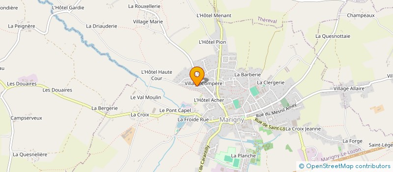 localisation de l'entreprise SCI DES ALYZEES  MARIGNY-LE-LOZON