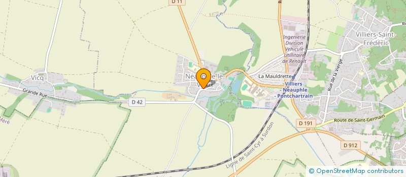 localisation de l'entreprise SCI DES AMANDIERS  NEAUPHLE-LE-VIEUX