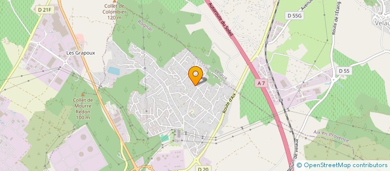 localisation de l'entreprise SCI DES AMANDIERS  ROGNAC