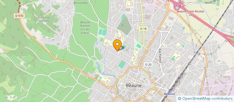 localisation de l'entreprise SCI DES AMANDIERS à BEAUNE